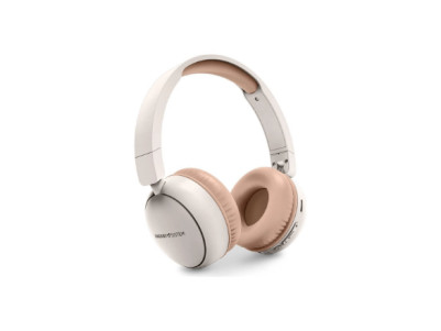 Energy Sistem | Wireless Headphones with FM radio | Radio Color | Bluetooth | Over-Ear | Microphone | Wireless | Cream