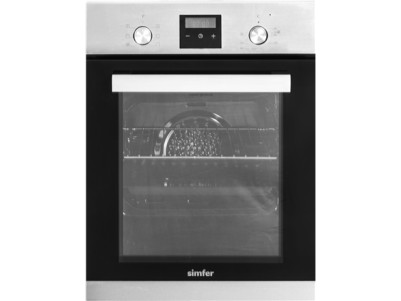 Simfer Oven 4207BERIM.1 47 L, Multifunctional, Manual, Pop-up knobs, Height 54.1 cm, Width 45 cm, Stainless steel