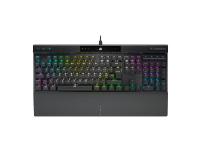 Corsair Mechanical Gaming Keyboard with PBT DOUBLE SHOT PRO Keycaps | K70 RGB PRO | Gaming keyboard | Wired | Nordic | Black | C