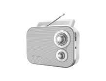 Muse | Portable Radio | M-051RW | AUX in | White