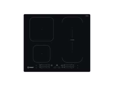 INDESIT | Hob | IB 65B60 NE | Induction | Number of burners/cooking zones 4 | Touch | Timer | Black