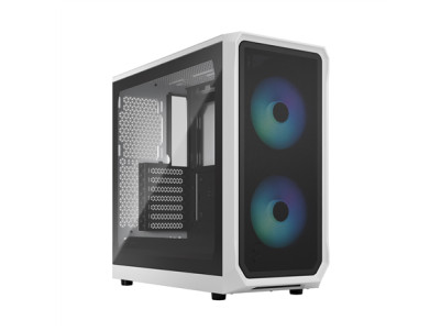 Fractal Design | Focus 2 | Side window | RGB White TG Clear Tint | Midi Tower | Power supply included No | ATX