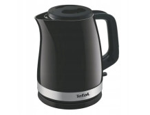 TEFAL Kettle | KO150F30 Delfini Vision | Electric | 2400 W | 1.5 L | Plastic | 360 rotational base | Black/Stainless steel