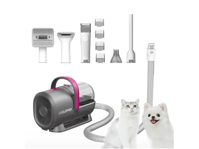 PETKIT | Air Clipper Pet Grooming Vacuum Kit 5in1 | LM4 | Grey/White
