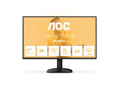 AOC | 27B31H | 27 " | IPS | FHD | 16:9 | 120 Hz | 1 ms | 1920 x 1080 pixels | 300 cd/m | HDMI ports quantity 1 | Black