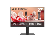 LG | 27BA54QB-B | 27 " | IPS | QHD | 16:9 | 75 Hz | 5 ms | 2560 x 1440 pixels | 350 cd/m | HDMI ports quantity 2