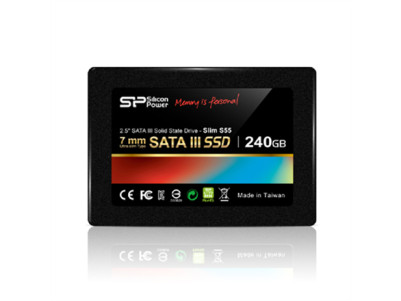 Silicon Power | Slim S55 | 240 GB | Solid-state drive interface SATA | Read speed 550 MB/s | Write speed 450 MB/s