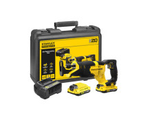 Stanley | 18V V20 Reciprocating Saw - 2 x 2.0Ah Kitbox | SFMCS300D2K-QW | 18 V