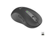 Logitech Signature M650 L Left Wireless Mouse, RF Wireless + Bluetooth, 2000 DPI, Graphite | Logitech