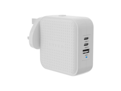 Hyper HyperJuice 70W USB-C GaN Travel Charger (3C+1A) - White | Hyper