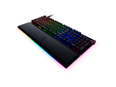 Razer | Huntsman V2 Optical Gaming Keyboard | Gaming keyboard | Wired | RGB LED light | US | Black | Numeric keypad | Clicky Pur