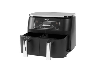 NINJA | Air Fryer | AF300 | Power 1 frying compartment: 1200 W 2 frying compartments: 2400 W W | Capacity 7.6 L | Black