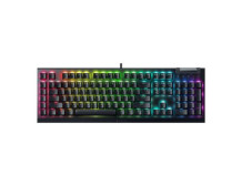 Razer | Mechanical Gaming Keyboard | BlackWidow V4 X | Mechanical Gaming Keyboard | Wired | US | Black | Yellow Mechanical Switc