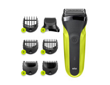 Braun | Shaver | 300BT | Operating time (max) 30 min | NiMH | Green