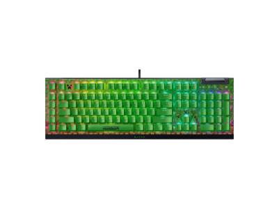 Razer BlackWidow V4 X | Gaming keyboard | Wired | US | Minecraft Edition | Razer Green Mechanical Switches (Clicky)