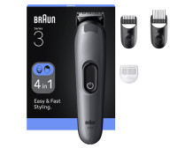 Braun 4-in-1 Grooming Kit | All-in-One Series 3 AIO3500 | Cordless | Number of length steps 14 | Black