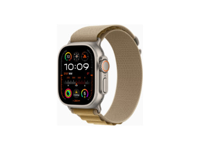 Apple Watch Ultra 2 | Smart watch | GPS (satellite) | Always-On Retina display | 49mm | Natural Titanium