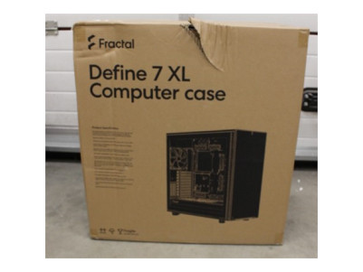 SALE OUT. Fractal Define 7 XL Black TG Dark Tint | Fractal Design | Define 7 XL TG Dark Tint | Side window | Black | E-ATX | DAM