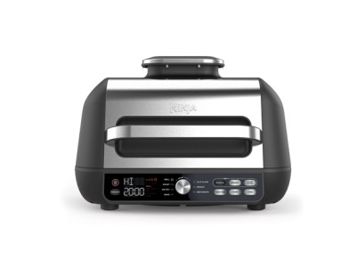 NINJA | Foodi MAX Pro Health Grill, Flat Plate and Air Fryer | AG651EU | Capacity 3.8 L | Black
