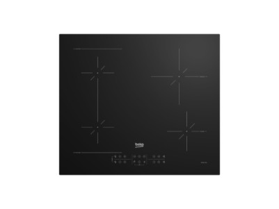Beko HII64200SFMT Hob, Induction, Width 59cm, 4 cooking zones, Touch control, Black | BEKO