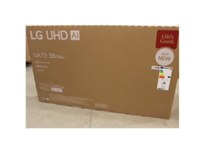 SALE OUT. LG 55UA73003LA 55" (140 cm) LED LCD TV | LG 55UA73003LA | 55 | Smart TV | webOS 25 | UHD | DAMAGED PACKAGING