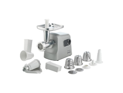 Gorenje MG2500DS Meat grinder, 2500 W, Grinding capacity (kg/min) 2.8, Stainless Steel/White | Gorenje