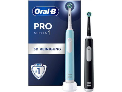Oral-B | Electric Toothbrush, Duo pack | Pro Series 1 | Rechargeable | For adults | Number of brush heads included 2 | Number of