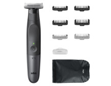 Braun | Face and Body Hair trimmer | XT5200 Series X | Cordless | Wet & Dry | Black/Silver