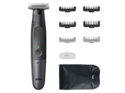 Braun | Face and Body Hair trimmer | XT5200 Series X | Cordless | Wet & Dry | Black/Silver