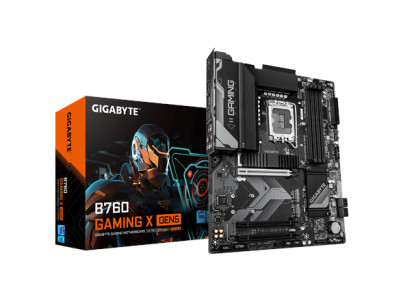 Gigabyte B760 GAMING X GEN5 | Processor family Intel | Processor socket LGA1700 | DDR5 | Supported hard disk drive interfaces M.