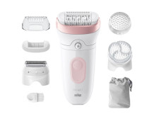 Braun | Epilator | Silk- pil Series 7 7-060 | Operating time (max) 40 min | Number of power levels 1 | Wet & Dry | White/Pink