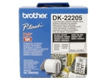 Brother | DK-22205 Continuous Length Paper Label | White | DK | 30.5 m