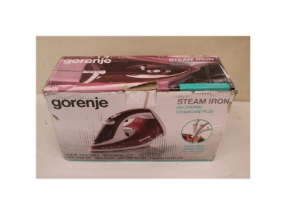 SALE OUT. Gorenje SIH2200RBC Steam iron, Water tank 0,28 L, Continuous steam 30 g/min, Red/White | Gorenje | Steam Iron | SIH220