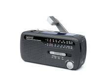 Muse | Radio Power supply by dynamo and solar | MH-07DS | Black