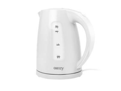 Camry | Kettle | CR 1255 | Standard | 2200 W | 1.7 L | Plastic | 360 rotational base | White