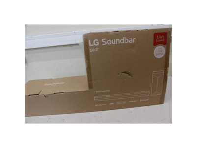 SALE OUT. LG Soundbar 3.1 channel sound system S60T | LG Soundbar 3.1 Channel Sound System | S60T | DAMAGED PACKAGING | Bluetoot