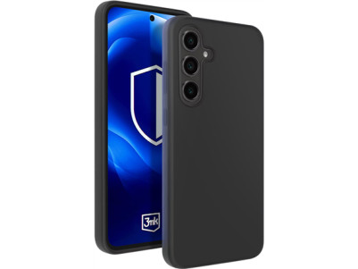 3MK | Back cover | Samsung | Galaxy S24 FE | Silicone | Black