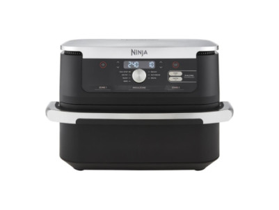 NINJA | Double Air Fryer | AF500EU Foodi FlexDrawer | Power 2470 W | Capacity 10.4 L | Black