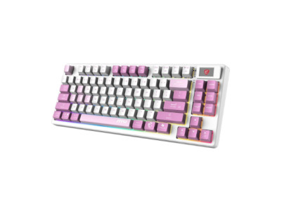 MSI FORGE GK600 TKL WIRELESS VIOLET | Gaming keyboard | Wireless | US | 2.4 GHz Wireless, Bluetooth, USB 2.0 | Mechanical Linear