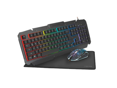 Logilink | Gaming-Set, keyboard, mouse and mouspad | ID0185 | Metal | Keyboard, Mouse and Pad Set | Wired | Mouse included | DE 