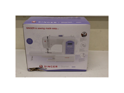 SALE OUT. | Singer | Sewing Machine | Starlet 6680 | Number of stitches 80 | Number of buttonholes 6 | White | DAMAGED PACKAGING