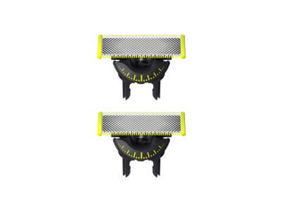 Philips | OneBlade Replacement blade, 2 pcs | QP420/50 | Black/Green