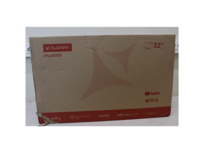 SALE OUT. Allview 32iPlay6000-H | 32" (81 cm) | Smart TV | VIDAA | HD | Black | DAMAGED PACKAGING,SCRATCHED ON HTE FRAME | Allvi