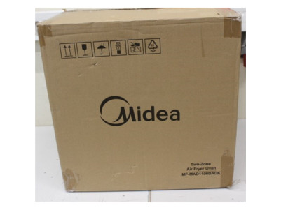 SALE OUT. Midea MAD1100DADK Air fryer digital,Two-zone cavity, 6.4L + 4.4L | Midea | Two Zone Airfryer | MAD1100DADK | Power 185