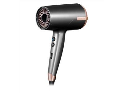 Remington | Hair dryer | D6077 | 2000 W | Number of temperature settings 3 | Ionic function | Diffuser nozzle | Grey