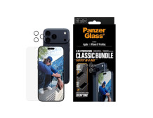 PanzerGlass 2-in-1 Classic Bundle | Screen Protector/Lens protector | Apple | iPhone 17 Pro Max | Transparent