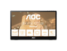 AOC 16T3EA | 16 " | IPS | FHD | 16:9 | 60 Hz | 4 ms | 1920 x 1080 pixels | 250 cd/m | Black