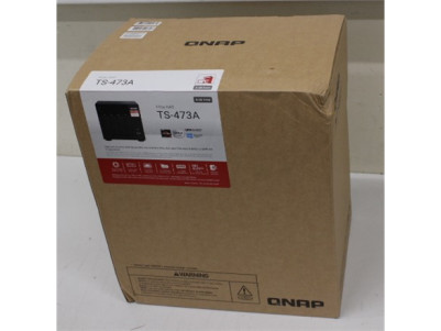 SALE OUT. QNAP TS-473A-8G, 4-bay NAS, AMD Ryzen V1000 series V1500B 4C/8T 2.2GHz, 8GB DDR4 RAM | QNAP 4-Bay QTS and QuTS hero NA