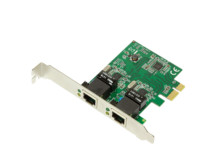 Logilink PC0075, 2-port Gigabit PCI Express network card | Logilink | 2 x Gigabit Lan (RJ 45) | PCIe