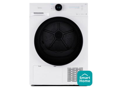Midea | Dryer Machine | MD200H80BW/W-HR | Energy efficiency class C | Front loading | 8 kg | LED | Depth 60 cm | Wi-Fi | White